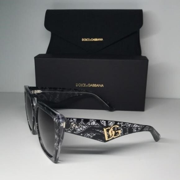 New Authentic Dolce & Gabbana Women\'s iconic DG Crossed luxury Sunglasses main image 4